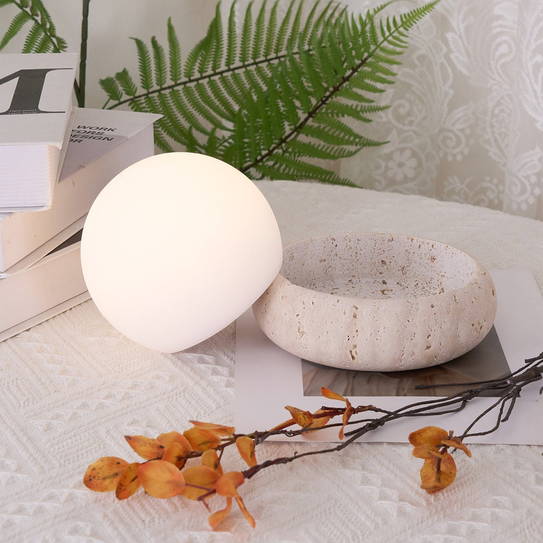 Travertine Table Lamp | Noxord