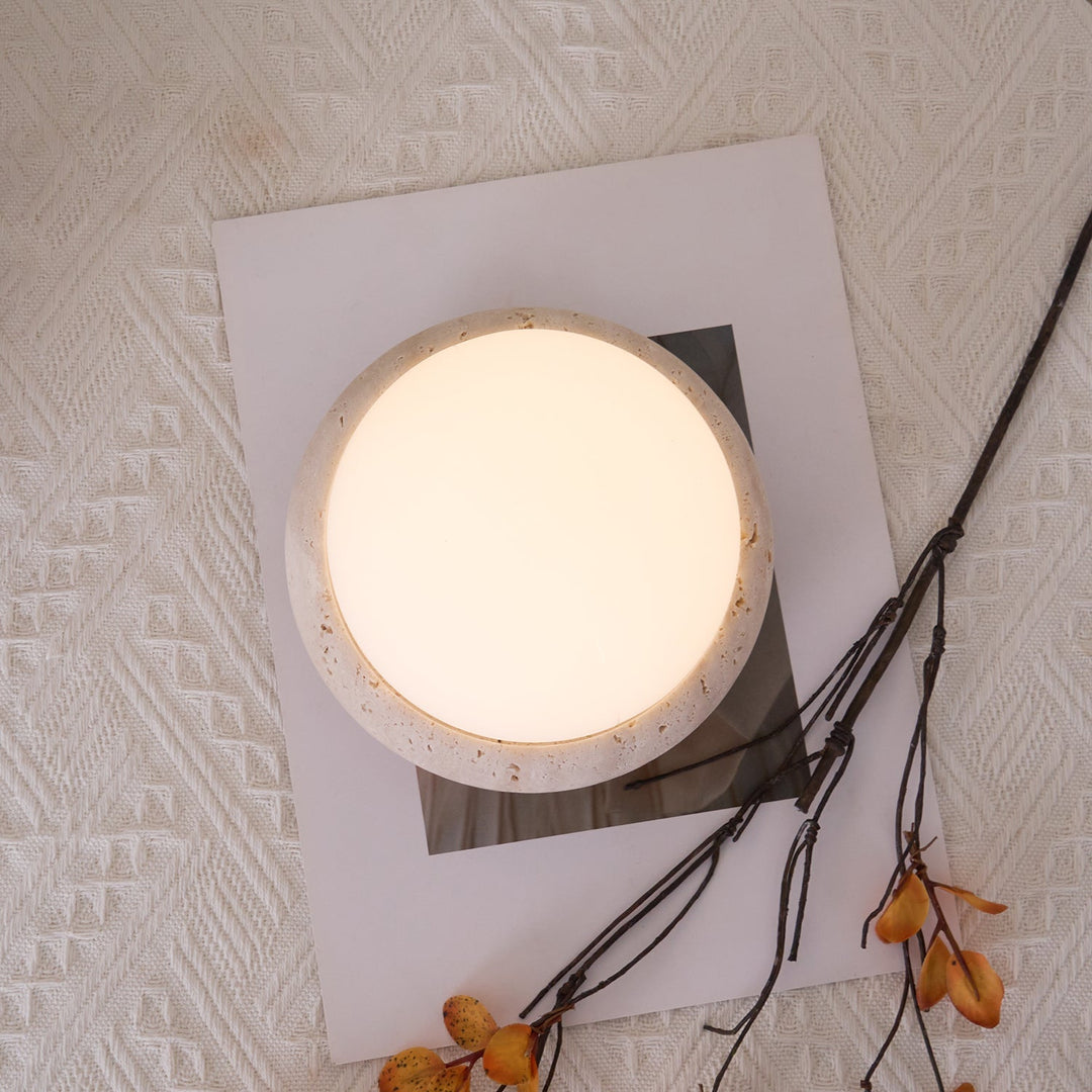 Travertine Table Lamp | Noxord