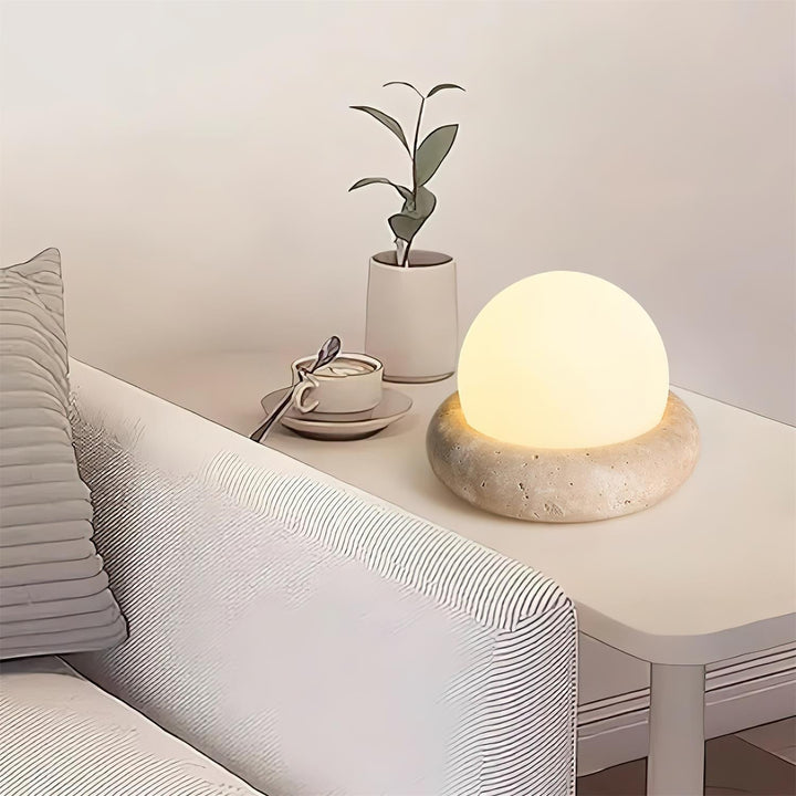 Travertine Table Lamp | Noxord