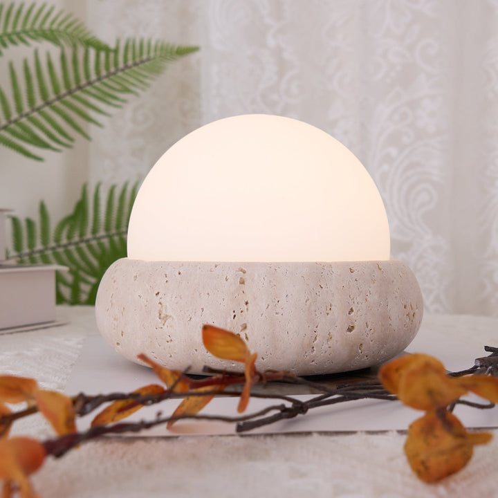 Travertine Table Lamp | Noxord