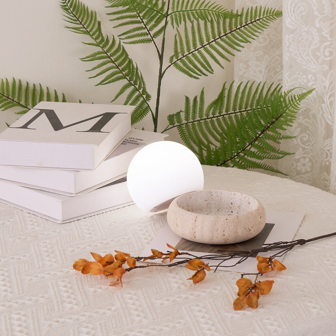 Travertine Table Lamp | Noxord