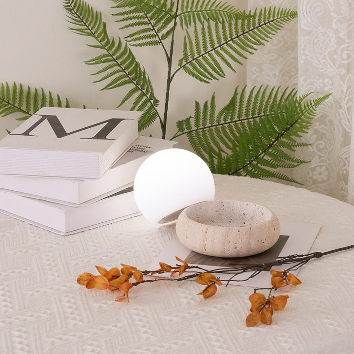 Travertine Table Lamp | Noxord