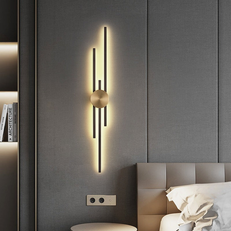 Vertical LED Iron Wall Lamp Kalsten