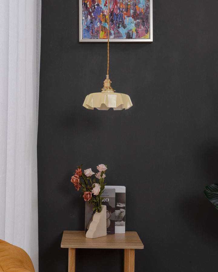 French Flower Droplight Pendant Swag Light | Noxord