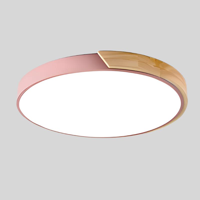 Modern Recessed Wood LED Ceiling Lamp Noxord