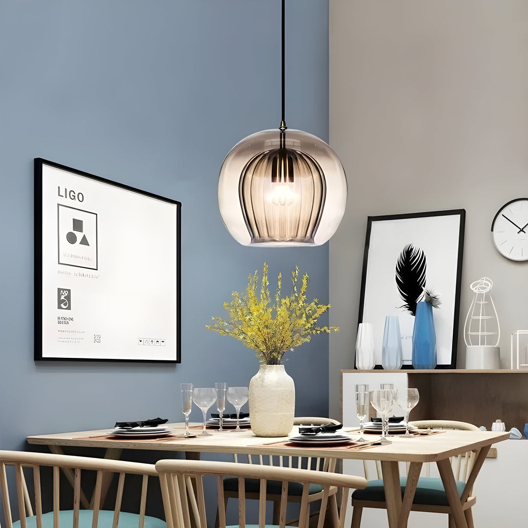 FrostedGlow Light – Modern Glass Pendant Light | Kalsten