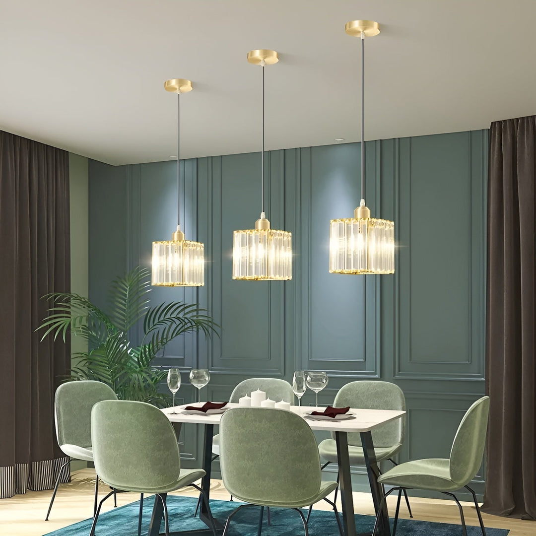 BrilliantGlow Light - Elegant K9 Crystal Pendant Light | Noxord