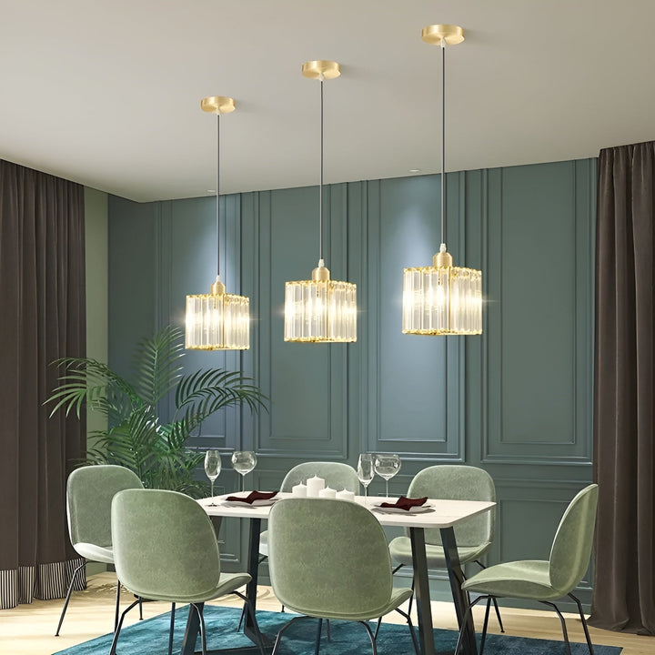 BrilliantGlow Light - Elegant K9 Crystal Pendant Light | Noxord