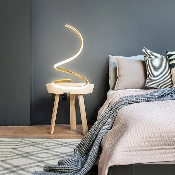 Minimalist LED Table Lamp with Adjustable Shade - Stylish Lighting for Home Kalsten