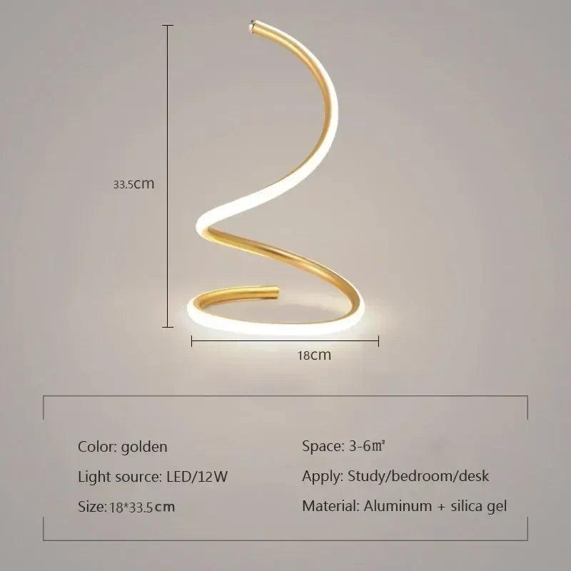 GlowStream - Modern LED Table Lamp | Kalsten