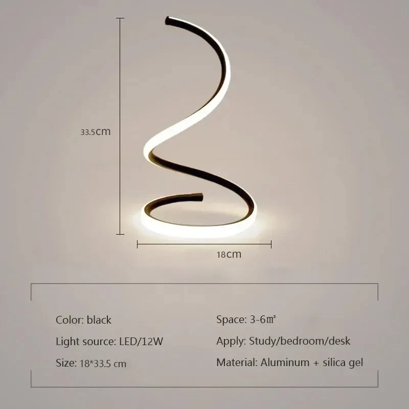 Minimalist LED Table Lamp with Adjustable Shade - Stylish Lighting for Home Kalsten