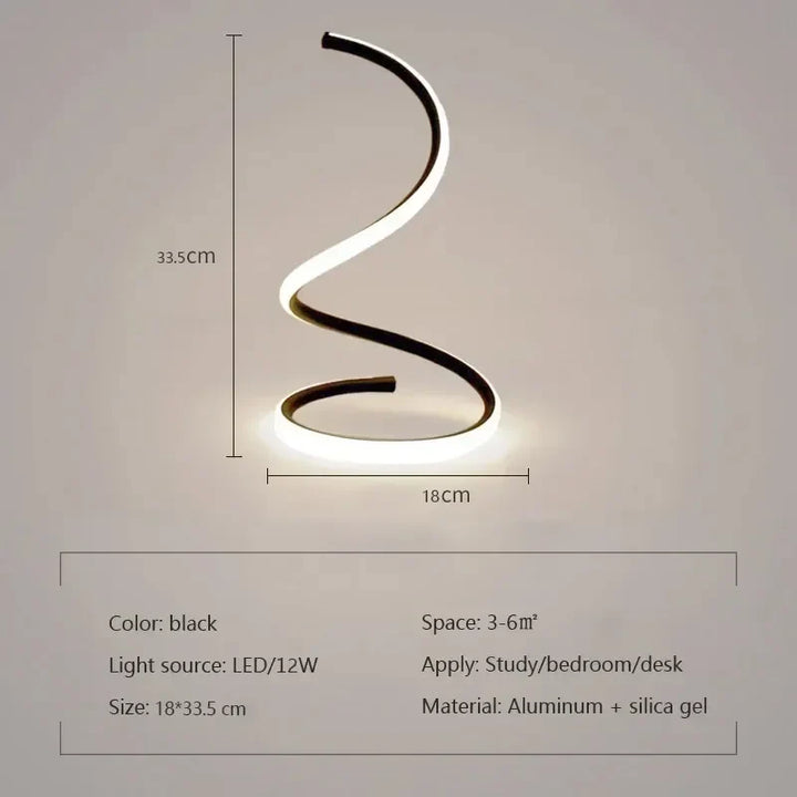 Minimalist LED Table Lamp with Adjustable Shade - Stylish Lighting for Home Kalsten