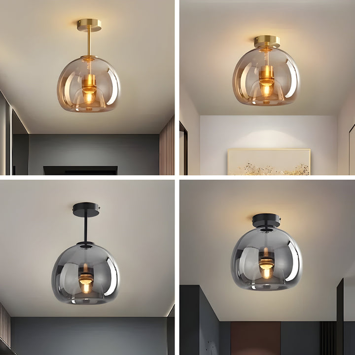 LustroCeil Light - Minimalist Glass Ceiling Light | Kalsten