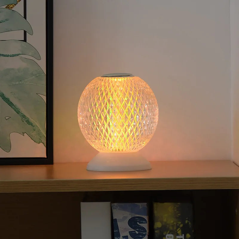 Chic Crystal Table Lamp – Wireless Luxury Lighting Noxord