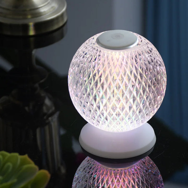 Chic Crystal Table Lamp – Wireless Luxury Lighting Noxord