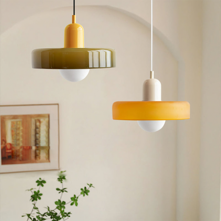 Bauhaus Colorful Glass Pendant Light | Kalsten