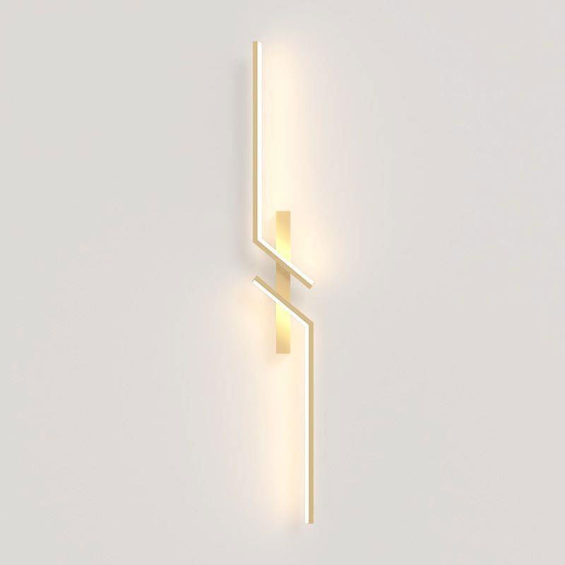 Striped LED Wall Lamp – Modern 3-Color Dimmable Design
