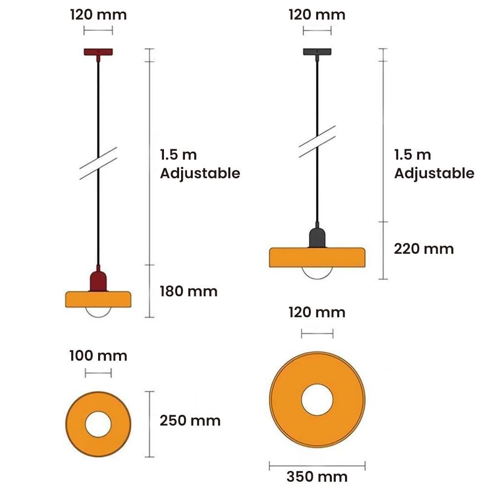 Modern Glass Pendant LED Light | Kalsten