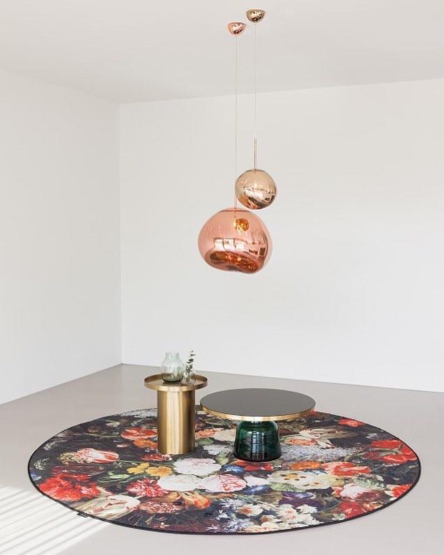 Modern Lava Pendant Lamp 7 in Copper Chrome Gold Ceiling Dining Lighting Mirror Effect Hanging Fixture | Kalsten