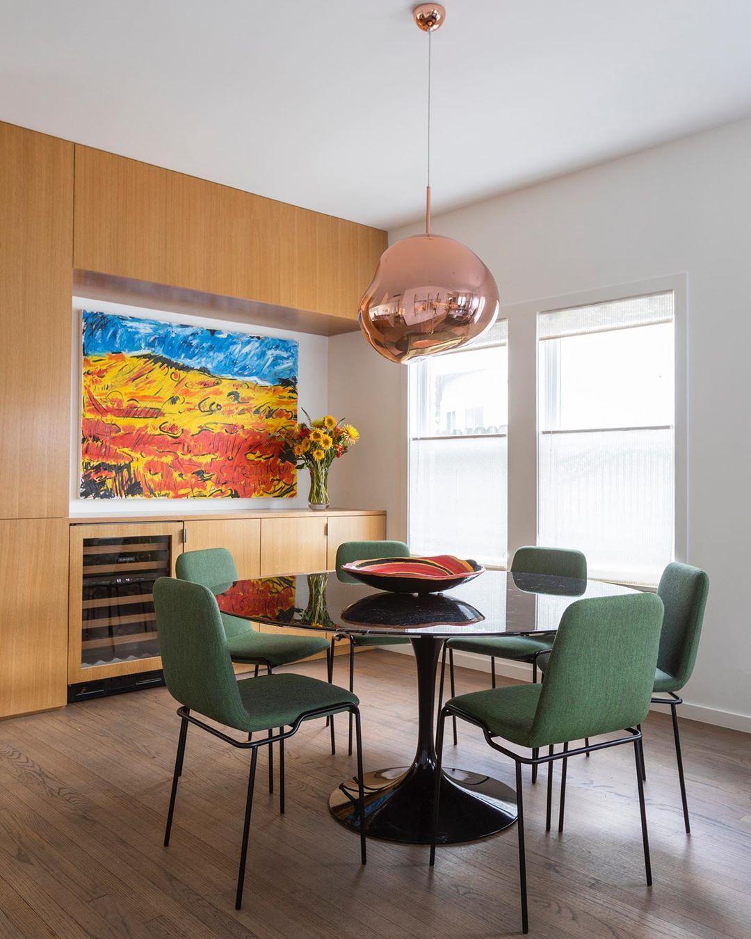Modern Lava Pendant Lamp 7 in Copper Chrome Gold Ceiling Dining Lighting Mirror Effect Hanging Fixture | Kalsten
