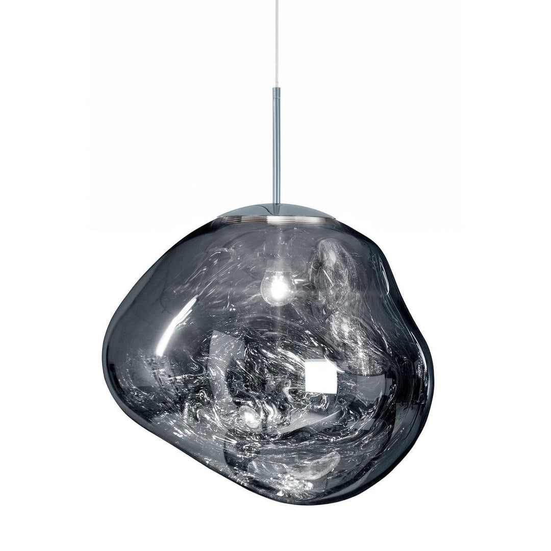 Modern Lava Pendant Lamp 7 in Copper Chrome Gold Ceiling Dining Lighting Mirror Effect Hanging Fixture | Kalsten