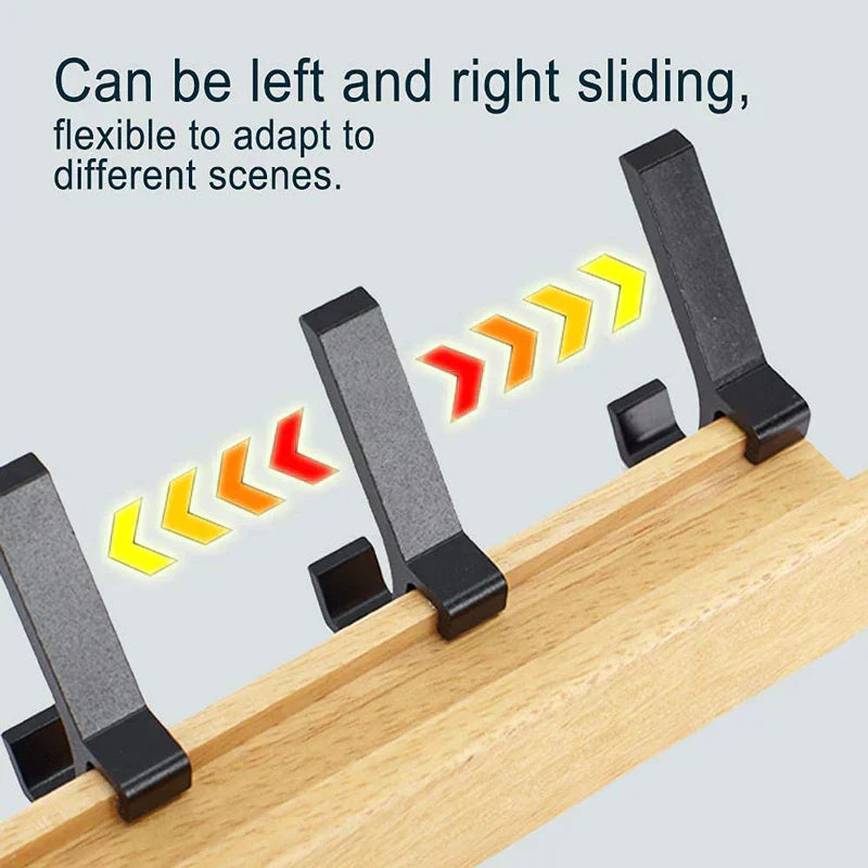 Kalsten | HaakFlex | Wall wardrobe with 5 Adjustable Double Hooks – Scandinavian Design