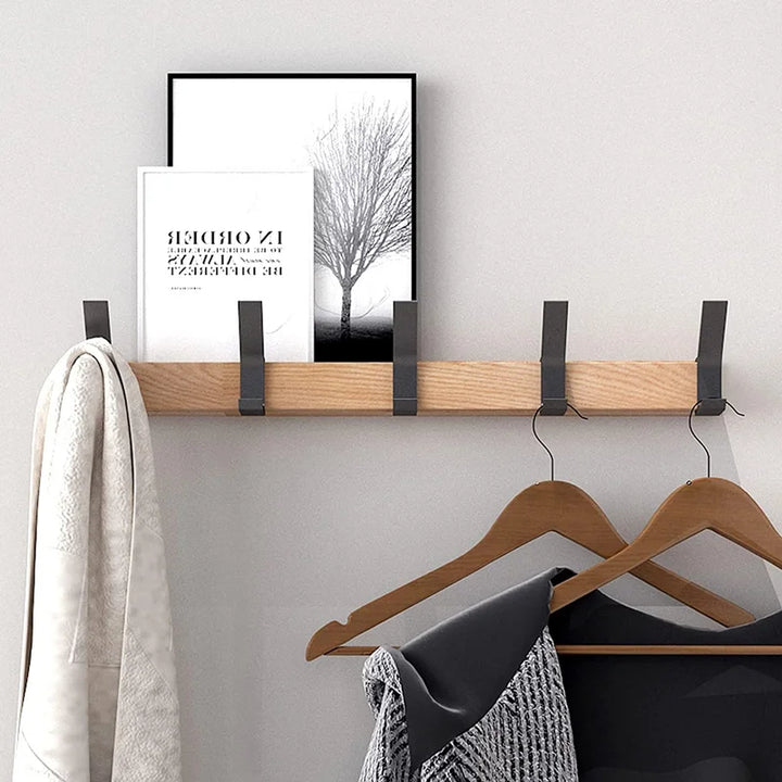 Kalsten | HaakFlex | Wall wardrobe with 5 Adjustable Double Hooks – Scandinavian Design