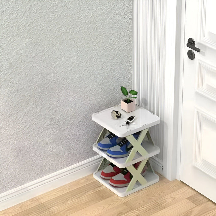 Kalsten | FlexiStack Shoe Rack – Foldable Multiple Shoe Organizer for Small Spaces