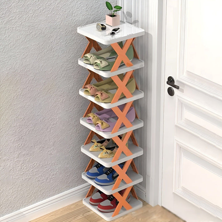Kalsten | FlexiStack Shoe Rack – Foldable Multiple Shoe Organizer for Small Spaces