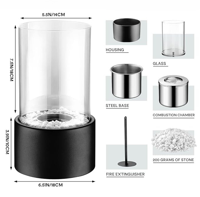 Kalsten | Elegant eternal flame oil lamp – Classic design with modern functionality