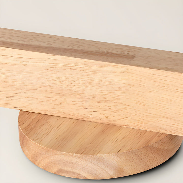 Wood Pendant Track Light 4 Heads 39.4 in Indoor Ceiling Wall Rustic Modern Lamp | Kalsten