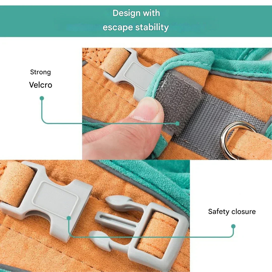 Adventurous Cat Harness with Leash – Adjustable and Reflective | Kalsten