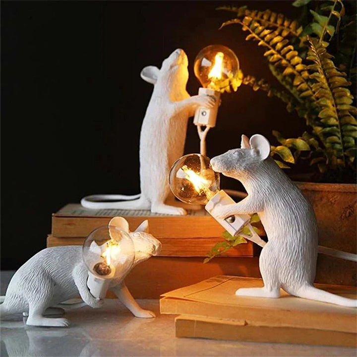 Curious Explorer | Playful Table Lamp Mouse Design | Kalsten