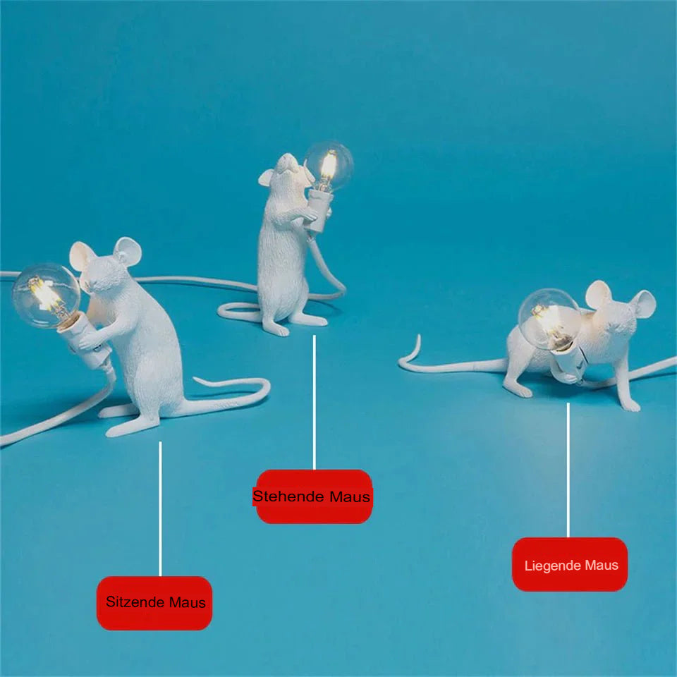Curious Explorer | Playful Table Lamp Mouse Design | Kalsten
