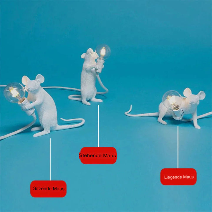 Curious Explorer | Playful Table Lamp Mouse Design | Kalsten
