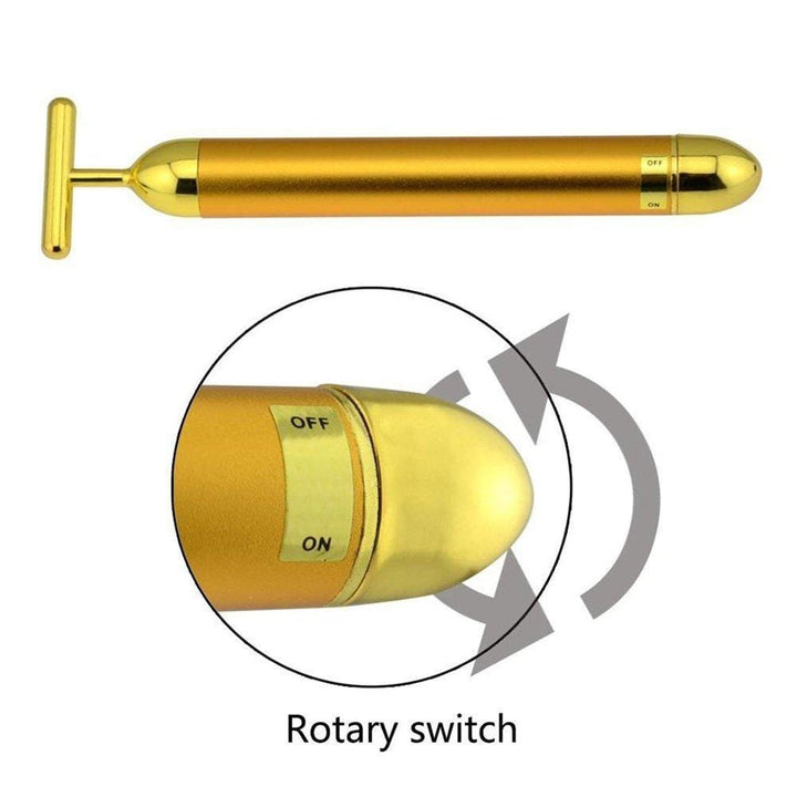 Facial T-Bar Gold Massager | Kalsten