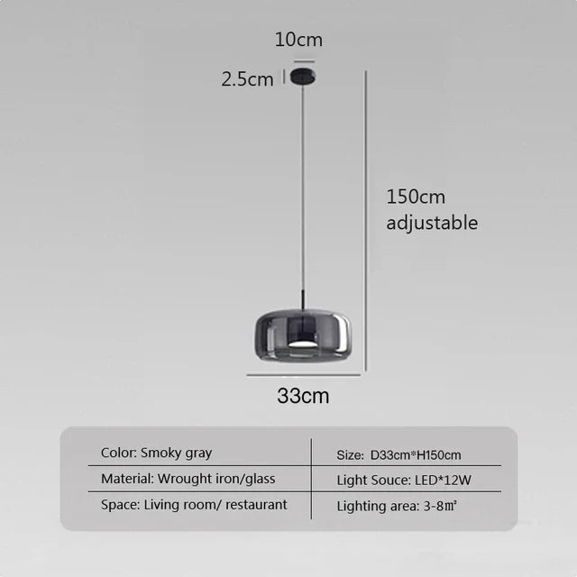NordicGlow - Minimalistic LED Pendant Lamp for a Timeless Look | Kalsten