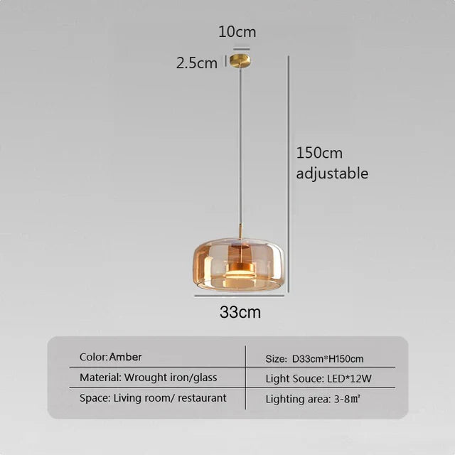 NordicGlow - Minimalistic LED Pendant Lamp for a Timeless Look | Kalsten
