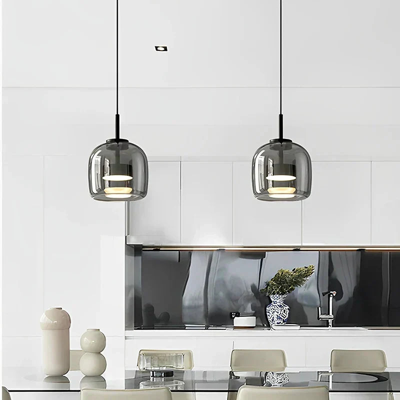 Kalsten | CrystalGlow Pendant Light - elegant pendant light made of clear glass