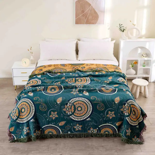 Paloma™ Boho Luxe Rug with Playful Fringes Noxord
