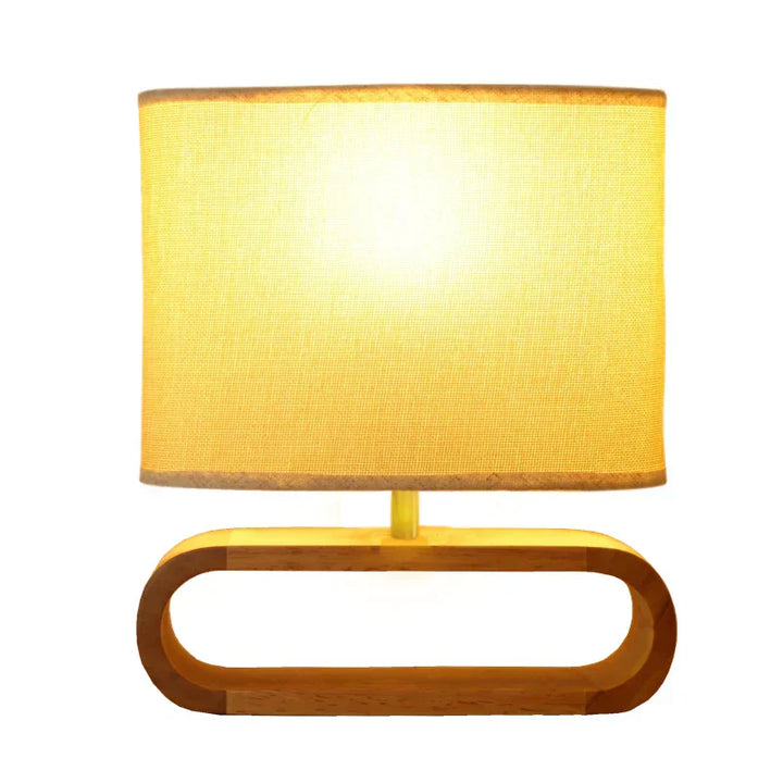 Scandinavian Wooden Table Lamp – Elegant and Handmade Noxord