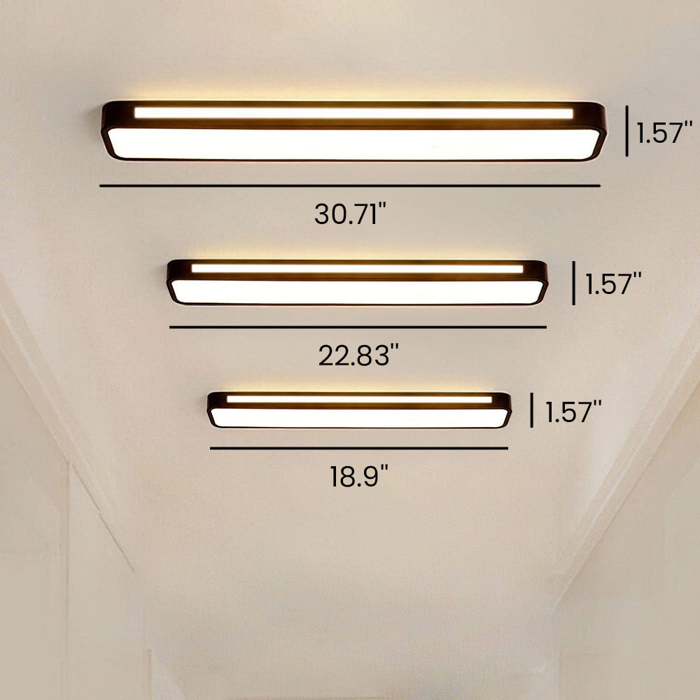 Kalsten | Nordic Minimalist Long LED Ceiling Light Fixture