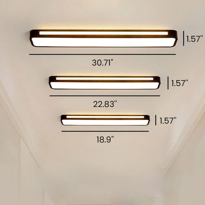 Kalsten | Nordic Minimalist Long LED Ceiling Light Fixture