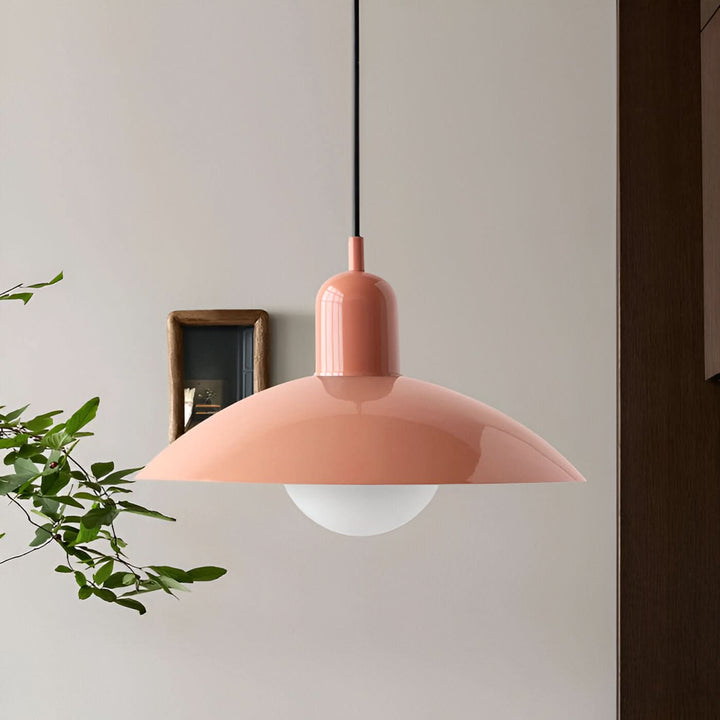 Noxord | Modern Macaron Bauhaus Pendant Light – Iron Shade