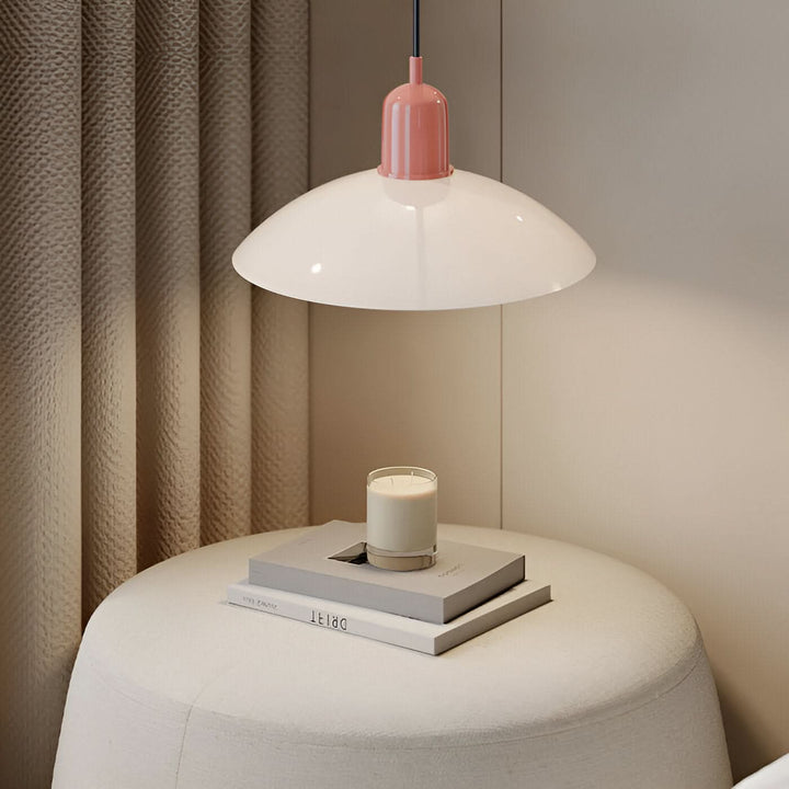 Noxord | Modern Macaron Bauhaus Pendant Light – Iron Shade