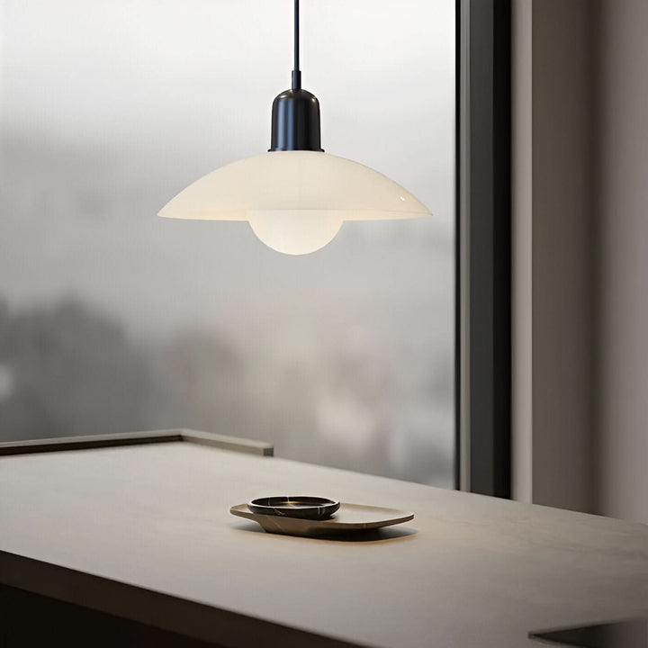 Noxord | Modern Macaron Bauhaus Pendant Light – Iron Shade