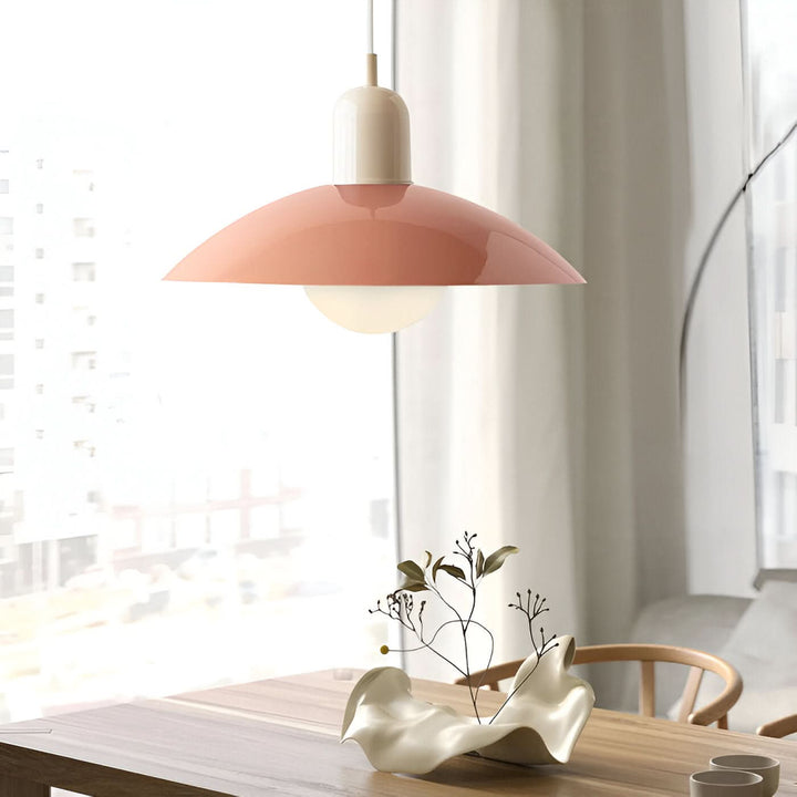 Noxord | Modern Macaron Bauhaus Pendant Light – Iron Shade