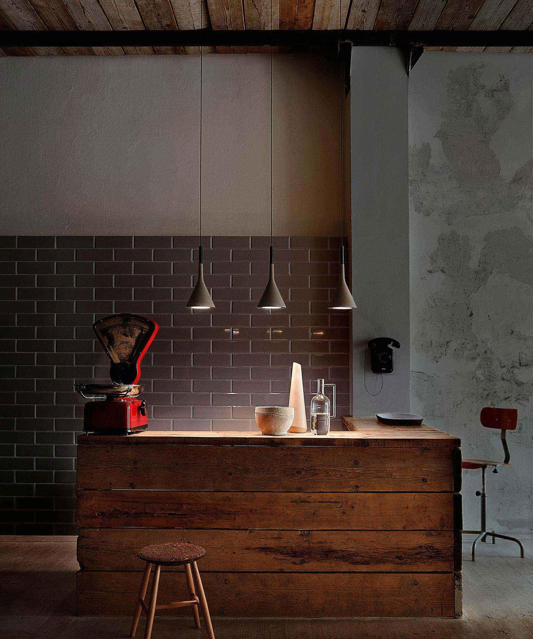 Conical Concrete Drop light Pendant Light | Kalsten