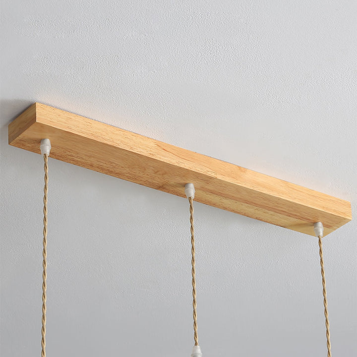 Nordic Minimalist Pleated Wood Pendant Light | Kalsten