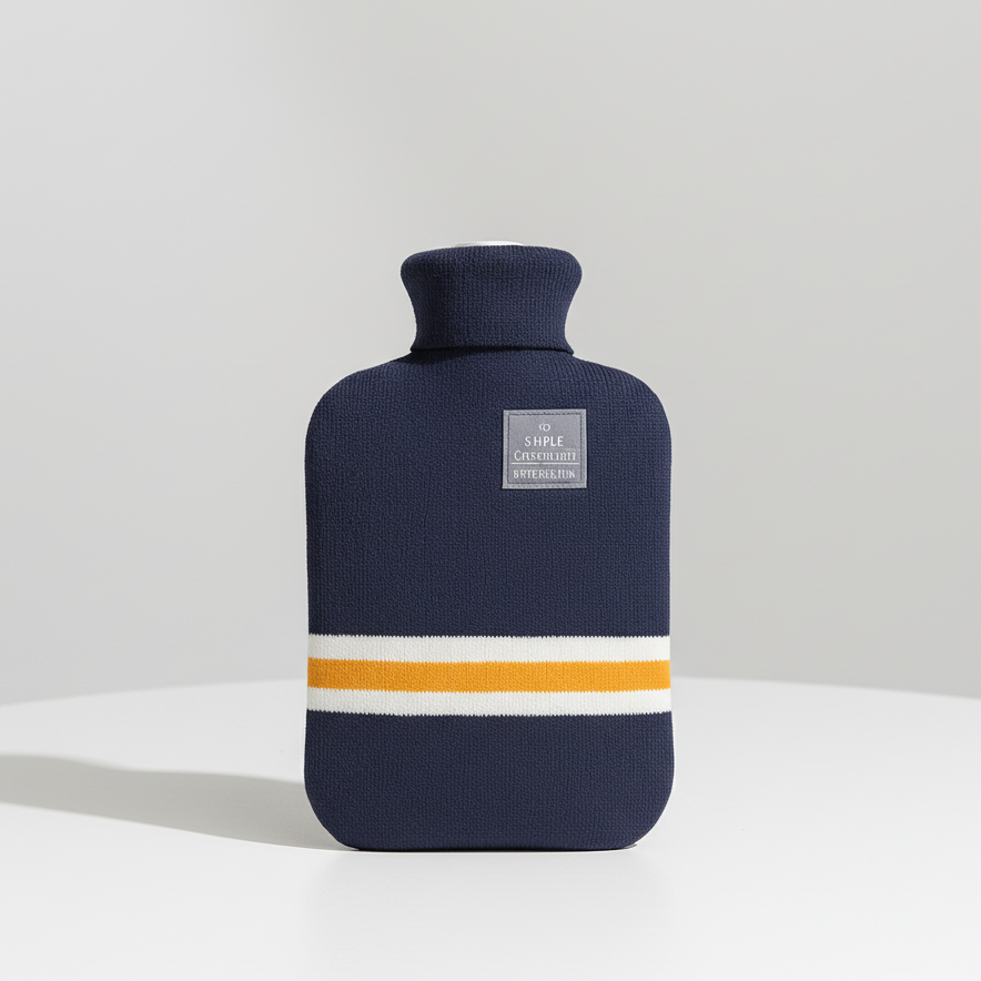 Hot water bottle 2L with knitted cover | Kalsten